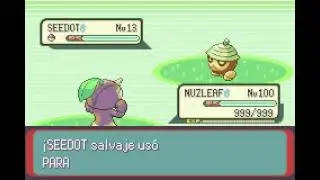 POKEMON EMERALD | NUZLEAF | CERCA | IMPRISON