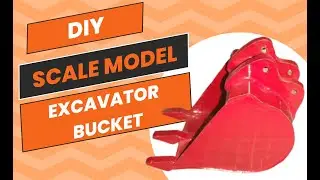 DIY Scale Model Excavator Bucket: Step-by-Step Guide #scalemodel #scalemodelworld #scalemodelling