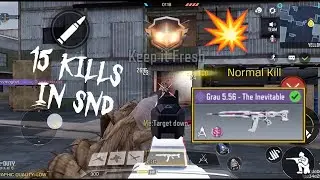 I dropped 15 kills in SnD with GRAU 🔥 Clutch moment included!! #callofduty 