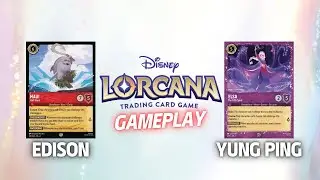 Disney Lorcana - Gameplay - Ed (Amethyst Ruby) vs Yung Ping (Amethyst Sapphire) (Set Championship)