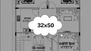 32x50 house plan 1600sft #32x50gher ka naksha