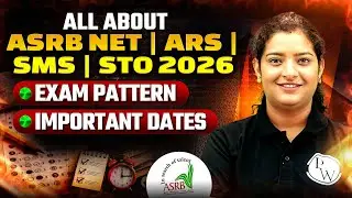 ASRB NET 2026 | ARS | SMS | STO | ASRB NET Plant Pathology | Complete Information