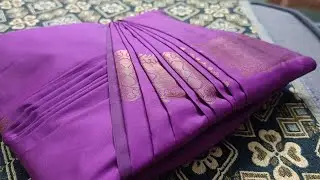Saree Sale illa ❌ idhu Pre-pleating & Draping Service ✔️ Output neengale Paarunga👀