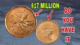 TOP 10 EXTREMELY VALUABLE ONE CENT 1994 CANADIAN COINS WORTH MONEY RARE CANADIAN COINS TO LOOK FOR!