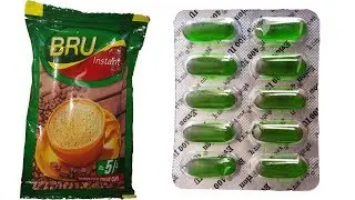 Instant bru Coffee Vitamin E Capsule beauty tips For Clear skin & Spotless Glowing skin after use it