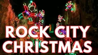 See Rock City Christmas! Enchanted Garden of Lights Full Walkthrough & Fairyland Caverns Decorations