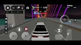 Racing around Miami street circuit in a supercharged AE86 + manual mode