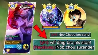TOP GLOBAL CHOU FULL GAMEPLAY IN HIGH RANK MATCH!! MLBB