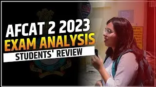 AFCAT 2 2023 Exam Analysis, Students Review | Live From Exam Center #afcatexam2023