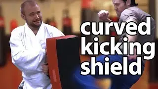 Curved Kicking Shield Demonstration and Review | KarateMart.com