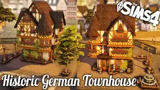 Historic German Townhouse [NoCC] | Sims 4 Speed Build and Tour