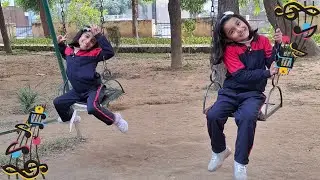 Park Day with Kittu & Honey 💛 | Jhoola Ride, Nature Walk & Cute Goat | Part- 1