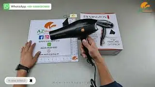 Remington Portable Hair Dryer 5000W Performance with (Fast Dry Hot Cold Wind Speed) Model: D6005