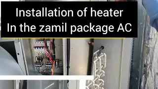 Heater Installation Package l  Unit Installation | 1 man operation l zamil package AC l zamil unit