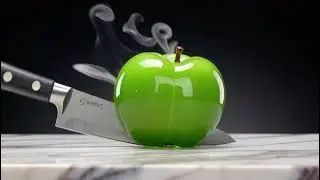 ASMR glass Green Apple