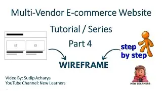 Wireframe | Free Source | Multi Vendor eCommerce in Laravel | #4 Tutorial | 2025