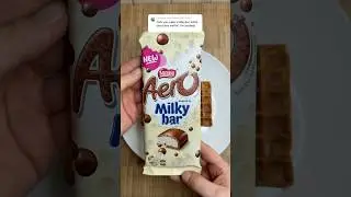 Aero Milky Bar waffle ! 🧇