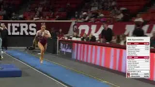 Mackenzie Estep Near-Perfect 9.975 Vault Oklahoma vs Georgia 1-23-26