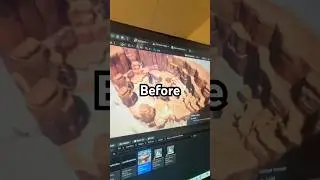Before and After of a Level #gamedev
