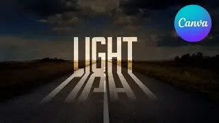 Glowing Light Text Effect in Canva (Easy & Eye-Catching!)