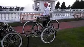 Elegance at Hershey 2012 1899 Orient Auto 60 with 1900 Orient racing bicycle