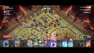 TH16 SUPER WITCHES with FIREBALL Attack Strategy|TH16 3 Star Attacks Strategies|Clash Of Clans