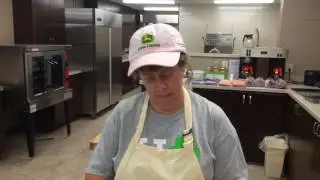 Marcus Community Fair pie-baker Eva Henderson prepares for the 2017 fair.