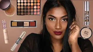 FULL FACE OF FIRST IMPRESSIONS MAKEUP TUTORIAL | DARK SKIN FRIENDLY MAKEUP