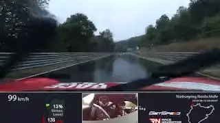 N&uuml;rburgring Nordschleife Onboard Wet Lap Guide -- Porsche 991.2 GT3 RS