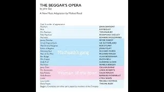 The Beggars Opera starring Edward Woodward 1979