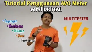 Tutorial Penggunaan AVO Meter Digital || Pemula Auto Bisa