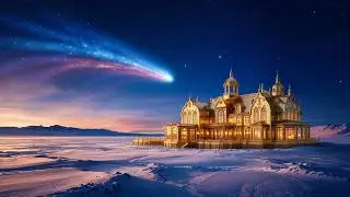 Beyond Imagination | Comet Mansion | Serene Cosmic Fantasy in ULTRA Details with Relaxing Music (4K)