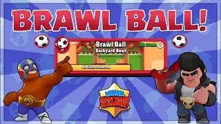 BRAWL BALL! - NEW BRAWL STARS GAME MODE! - HOW TO PLAY + SUPER FUN MATCHES!