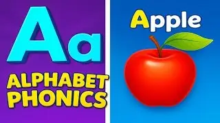 Phonics Song 2 with TWO Words in 3D - A For Airplane -ABC Alphabet Songs with kids