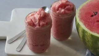 Nyttig glass med melon