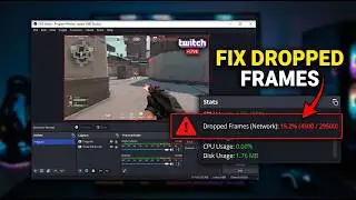 How to Fix Dropped Frames on Twitch in OBS (Easy Streaming Fix 2026)