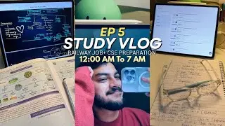 📚Study Vlog | Railway To UPSC CSE | MOTIVATION 