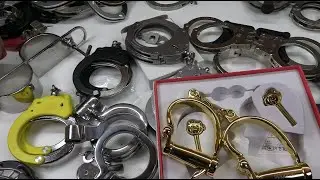 Unboxing Handschellen Handcuffs Clejuso No. 9 SHN KUB ASP Peerless Sevanda Gold Darby Esposas TKS UK