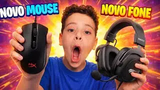 Novo mouse e Novo  fone, mostrei minhas config no final