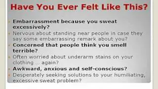 Here At Last - The Remedy To Stop Excessive Sweating For Go