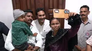 AP ex CM YS Jagan @ Tadepalli Camp Office | Manastars