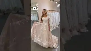 6 modest wedding dresses for the modest bride✨ #shorts #wedding #weddingdress #utah