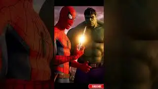 Spider ny Hulkk e abu ki jan bachai #hulk #hulkai #ai #cartoon