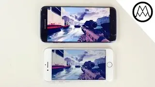 Apple iPhone 7 vs Galaxy S7 Edge - Gaming Review!