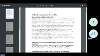Dynamic Business Central Al Developer Training  - Introduction