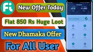 Fi Money New Offer Today | Flat Rs 850 Cashback | FiMoney Zero Balance Account Opening ! Huge Loot !