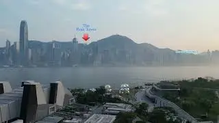 West Kowloon, Hong Kong 🇭🇰. Flying DJI Mini 3 Pro drone