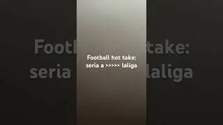 Football hot take.