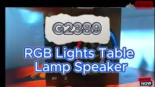 G2389 RGB lights table lamp speaker  #jbl  #speaker #G2389 #tech #electronic #viralvideo