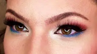 4th Of July ♥ DRUGSTORE ♥ Makeup Tutorial! | Kayleigh Noelle